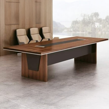 Rectangular table brown wood