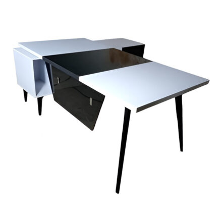 Modern black glass office